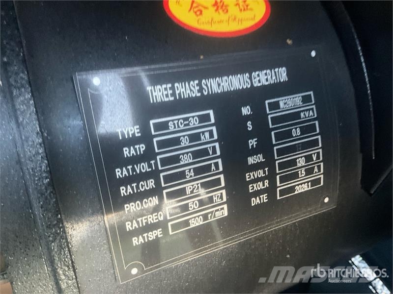 Devol VG-R30 37.5 kVA 30KW Diesel Generator Set Dieselgeneraattorit