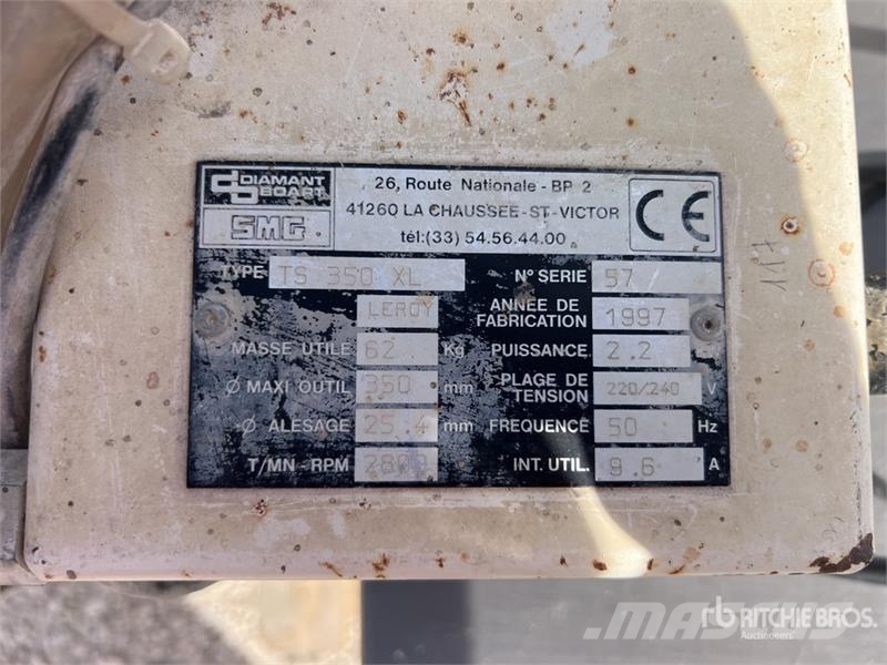  Diamant Boart TS 350 XL Scie Sur Table Table Saw مكونات أخرى