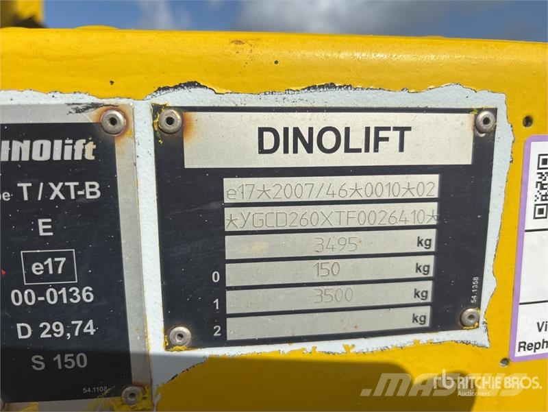 Dino 260XTD Towable Lift Pacēlājplatformas - piekabes
