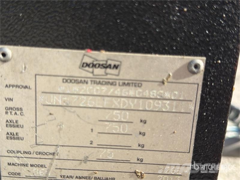 Doosan 726E Compresseur A Air Air Compressor Kompresory