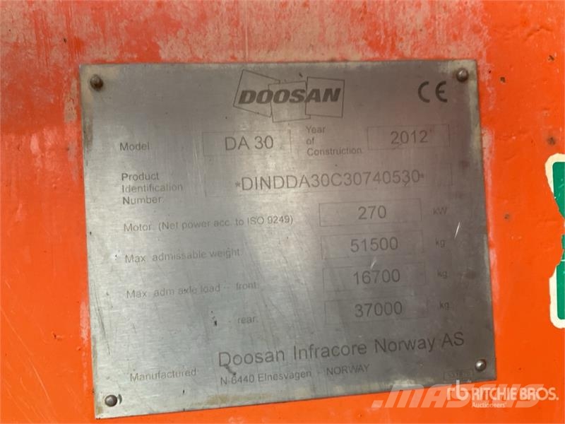 Doosan DA30 Tombereau articulé