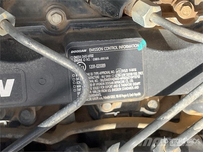 Doosan DX140LC-7 Tracked Excavator Excavadoras de cadenas