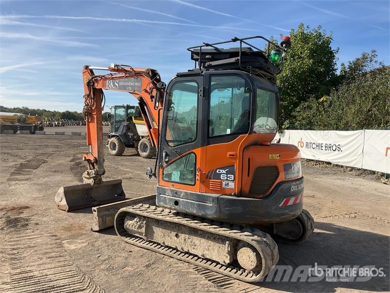 Doosan DX63-3 Мини екскаватори < 7 т