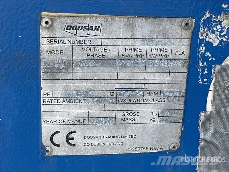 Doosan G100 S111A Skid-Mounted - 100 KVA Generator Set Generatori diesel