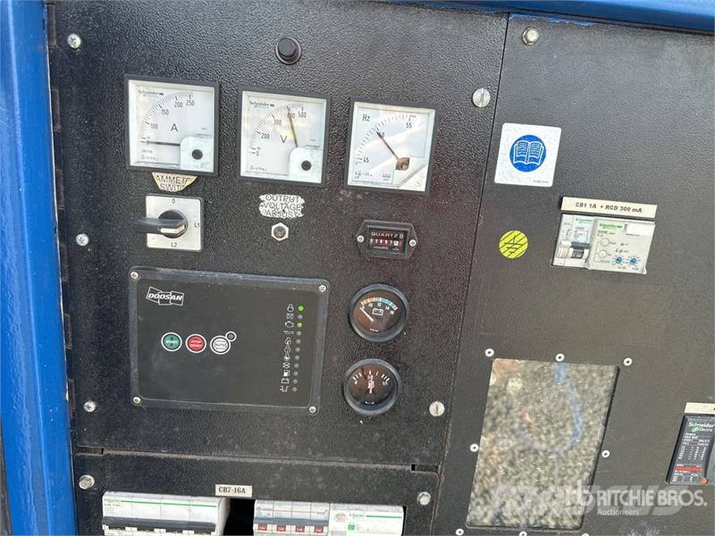 Doosan G100 S111A Skid-Mounted - 100 KVA Generator Set Dyzeliniai generatoriai