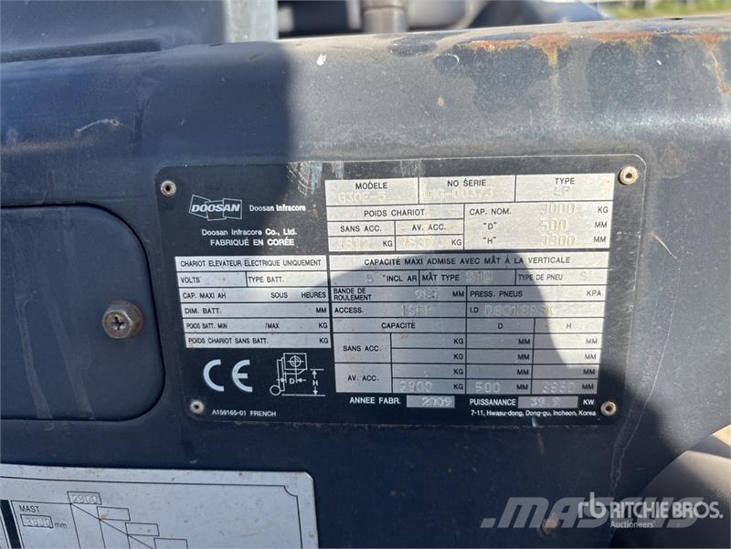 Doosan G30E-5 Forklift Muut haarukkatrukit