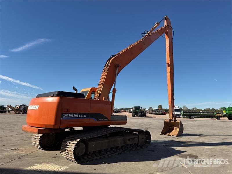 Doosan Solar 255LC-V Long Reach Pelle Sur Chenilles Track Pelle sur chenilles
