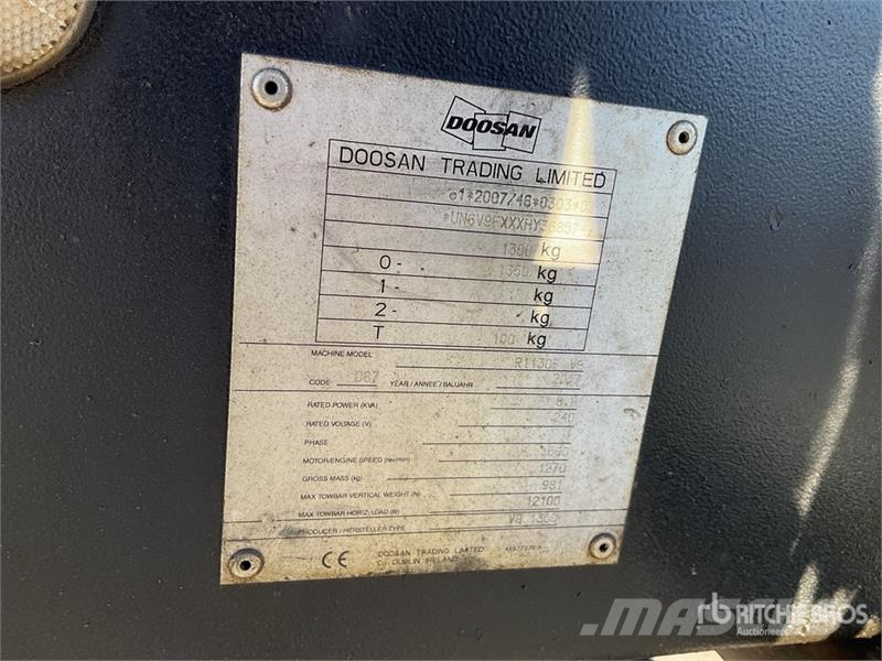 Doosan V9 Mat D'Eclairage Light Tower Lystårne