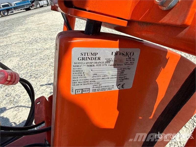 Dosko 691SP-20HE Stump Grinder (Inoperable) Erpici rotanti e motozappe