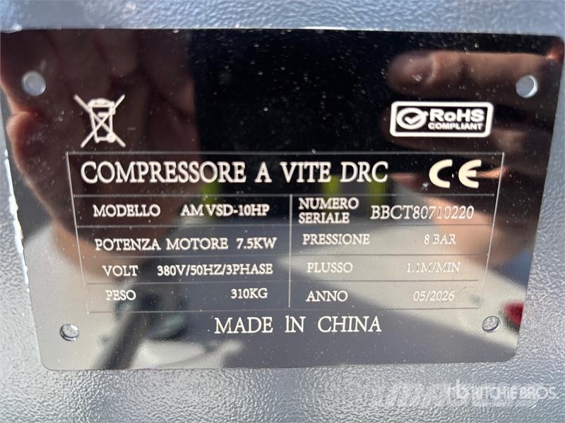 DRC Silenced Screw's with Zelfir Tank Air Compress Kompresorji