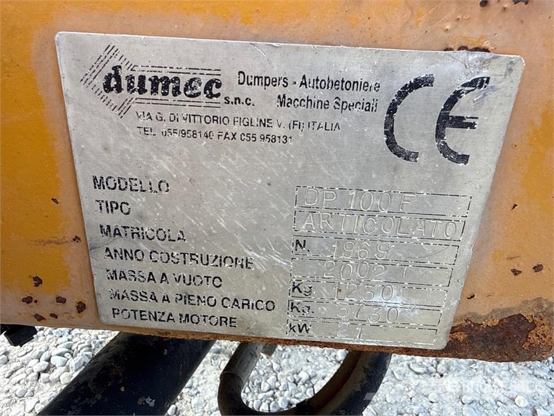Dumec DP100F Dumper Minidumper