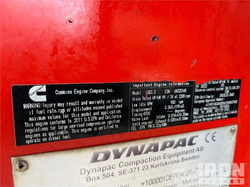 Dynapac CA152D Smooth Drum Compactor Walzenzüge