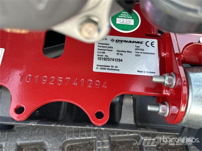 Dynapac of (2) Dynapac DFP7AX Vibratory Plate Compactor (U دكاكات أفقية
