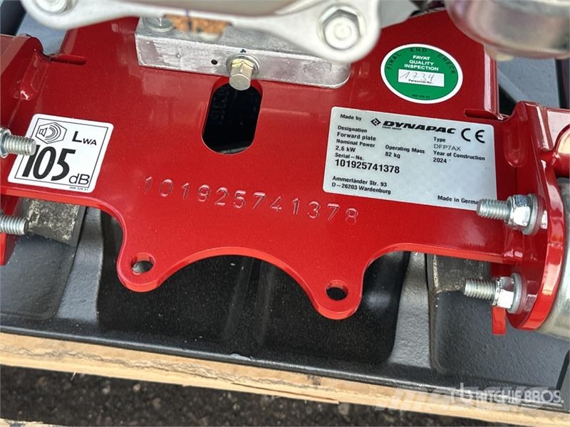 Dynapac of (2) Dynapac DFP7AX Vibratory Plate Compactor (U دكاكات أفقية