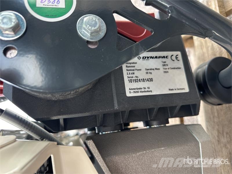 Dynapac of (3) Dynapac DR7X Jumping Jack Tamper (Unused) Stampere