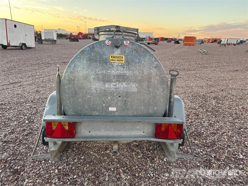 ECIM 130AF 1000 L S/A Citerne Water Tank Trailer Anders