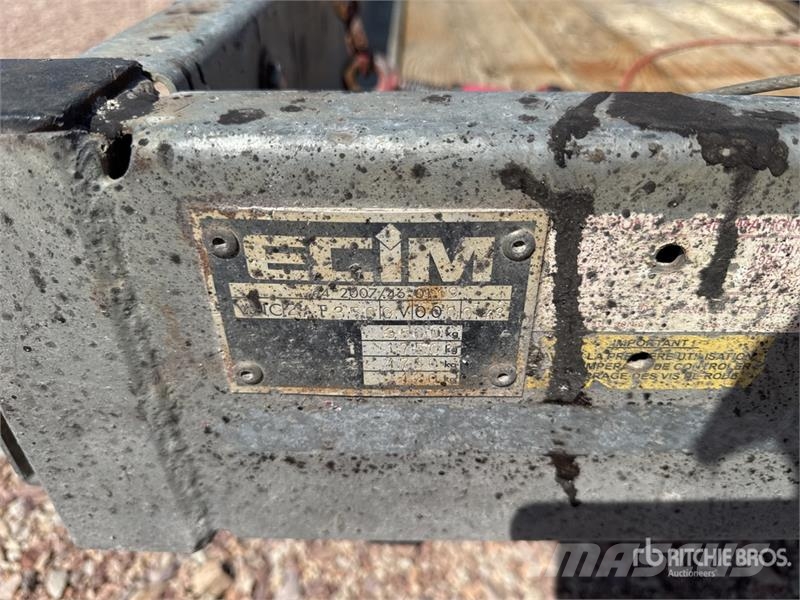  ECIM AF350G T/A Remorque 2 Essieux Equipment Trail مقطورات مركبات نقل