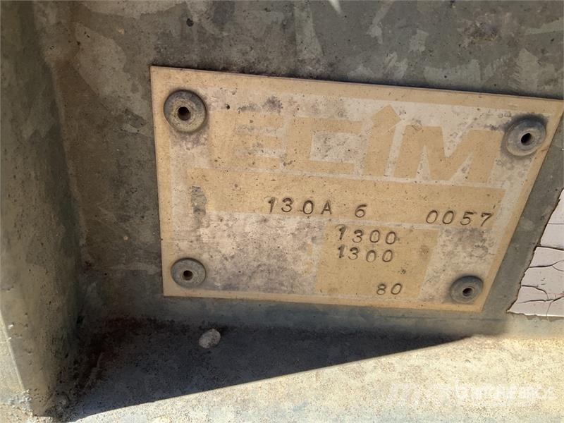 ECIM E130AF S/A Remorque Egyéb pótkocsik