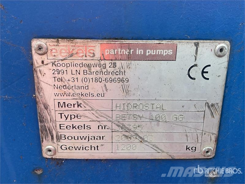 Eeekels Skid-Mounted Water Pump Wasserpumpen