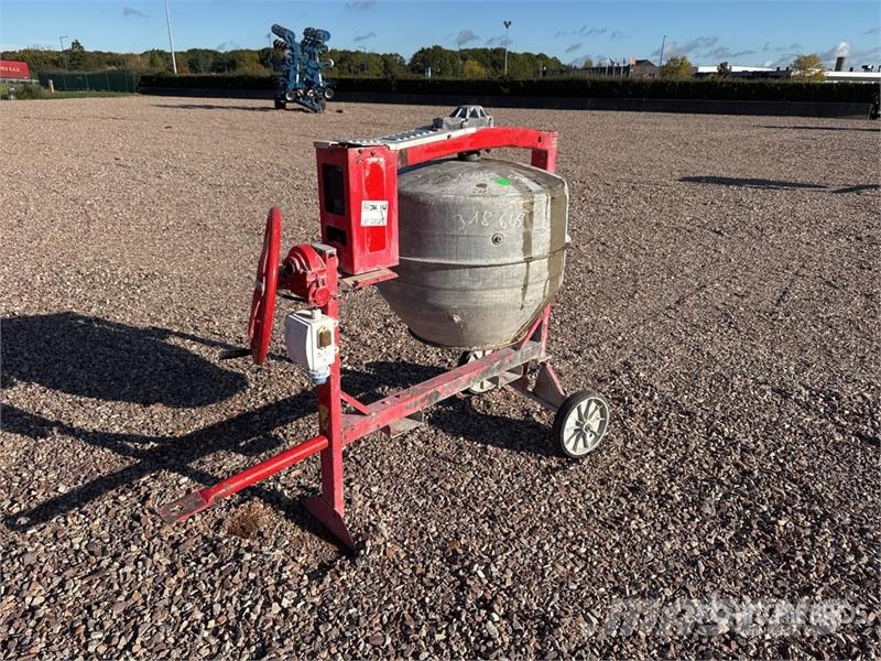  Electric Betonniere Portable Concrete Mixer Betong-/bruksblandare