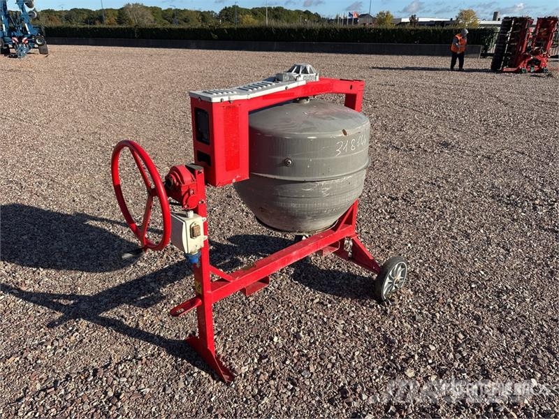  Electric Betonniere Portable Concrete Mixer Betong-/bruksblandare