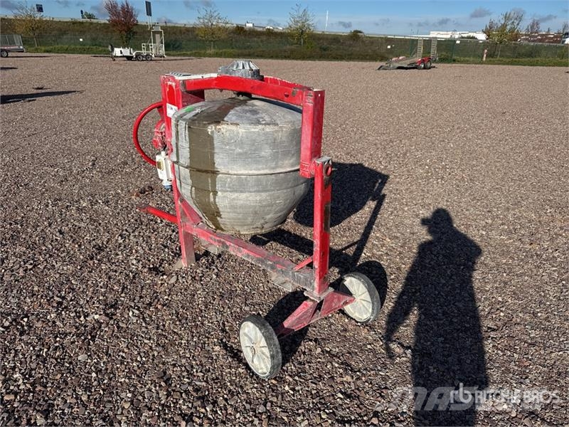  Electric Betonniere Portable Concrete Mixer Betong-/bruksblandare