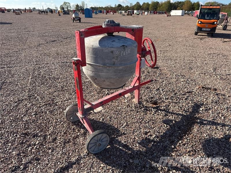  Electric Betonniere Portable Concrete Mixer Betong-/bruksblandare
