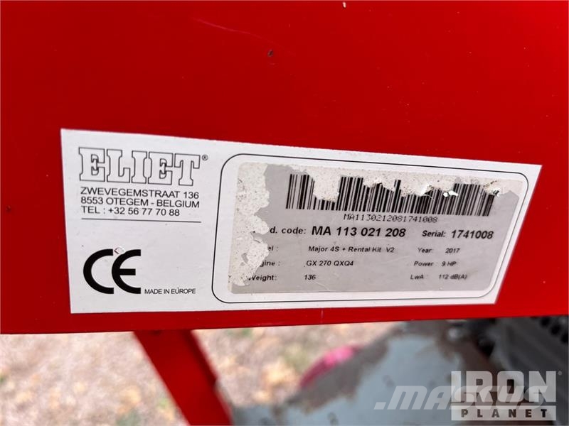 Eliet Major 4S Wood Chipper Broyeur de végétaux