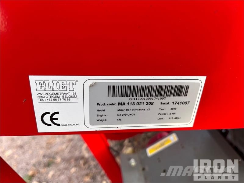 Eliet Major 4S Wood Chipper Broyeur de végétaux