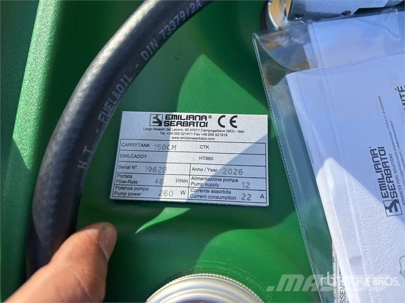 Emiliana Serbatoi Carrytank 150CM Fuel Tank (Unused) صهاريج الوقود والصهاريج الإضافية