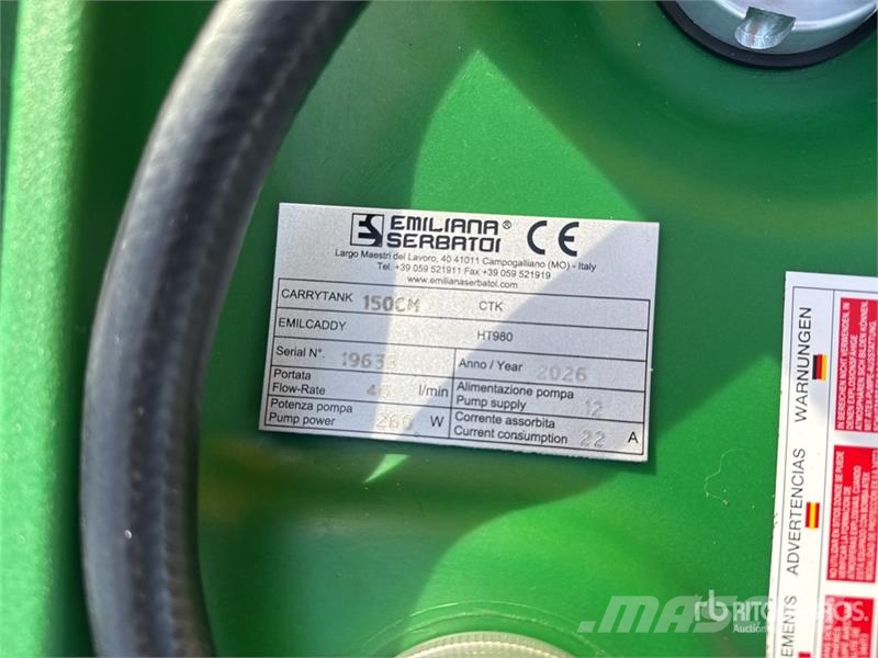 Emiliana Serbatoi Carrytank 150CM Fuel Tank (Unused) صهاريج الوقود والصهاريج الإضافية