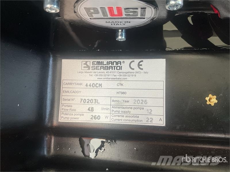 Emiliana Serbatoi Carrytank 440 Pk 440 L Portable Poly Diesel 440 L  صهاريج الوقود والصهاريج الإضافية