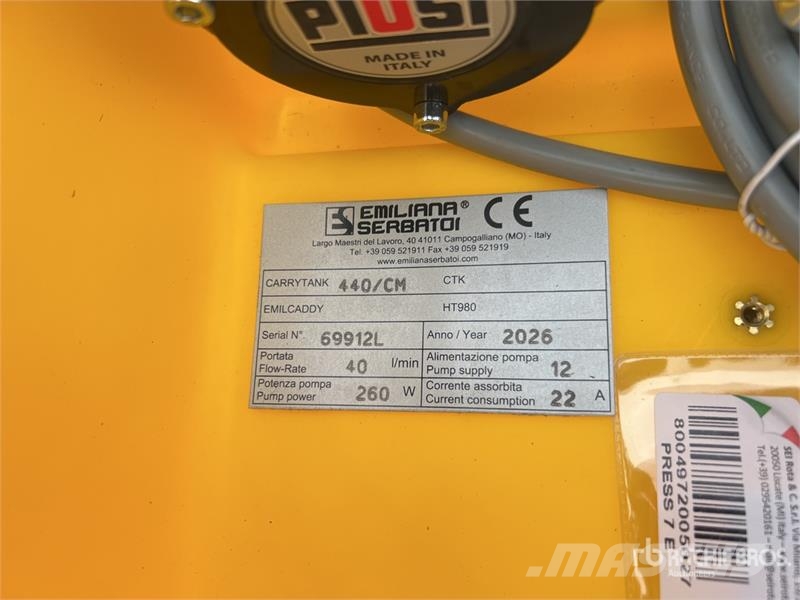 Emiliana Serbatoi CARRYTANG 440/CM 440 L Poly Portable Diesel Transf Паливні та присадочні баки