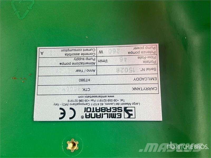 Emiliana Serbatoi CTK 600 Fuel Tank (Unused) Üzemanyag- és adaléktartályok
