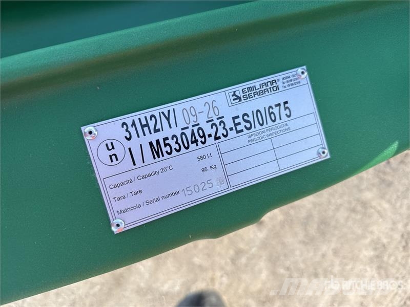 Emiliana Serbatoi CTK600CM 600 L Fuel Tank (Unused) صهاريج الوقود والصهاريج الإضافية