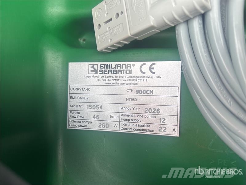 Emiliana Serbatoi EU-TANK 900 Fuel Tank (Unused) Serbatoi per carburante e additivi