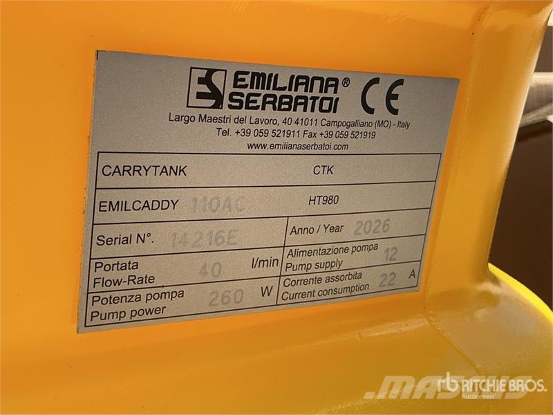 Emiliana Serbatoi EU-TANK 110 Tank (Unused) Brandstof-en toegevoegde tanks