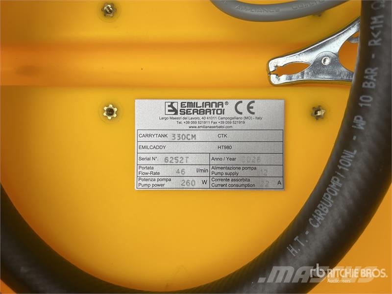 Emiliana Serbatoi EU-TANK 330 330 L Plastic Diesel 330 L Poly Portab Serbatoi per carburante e additivi