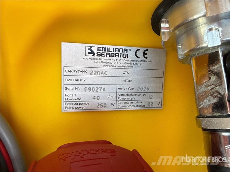 Emiliana Serbatoi EU-TANK 220 220 L Poly Portable Diesel Transfer an Depósitos de combustible y aditivos