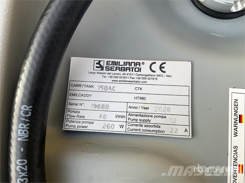 Emiliana Serbatoi EU-TANK 150 Portable Poly 150 L Poly Portable Dies Kütusemahutid