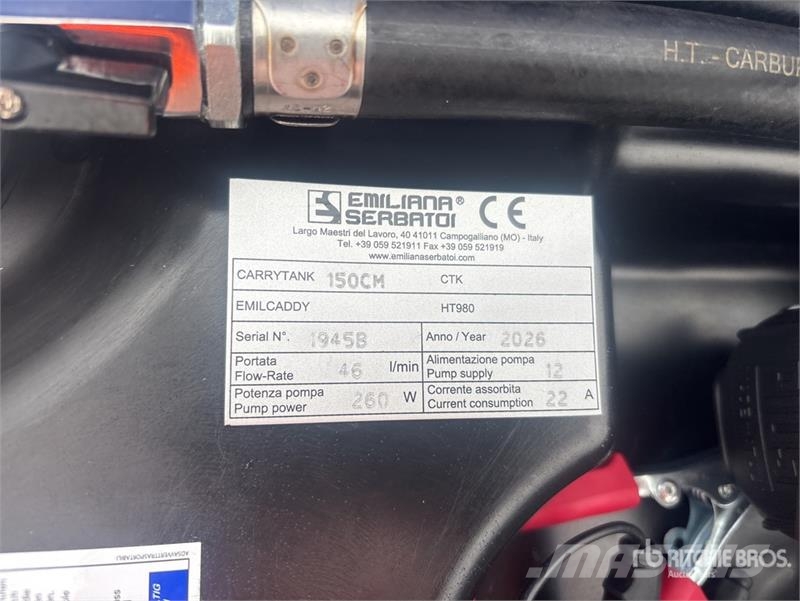 Emiliana Serbatoi EU-TANK 150 Fuel Tank (Unused) Serbatoi per carburante e additivi