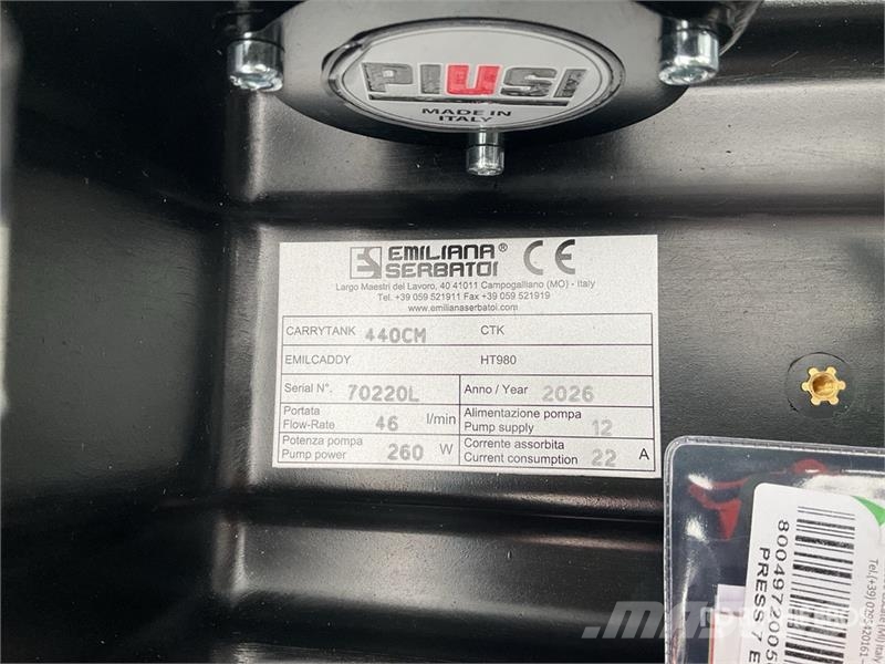 Emiliana Serbatoi EU-TANK 440 PK Portable Poly 440 L Poly Portable D Kütusemahutid