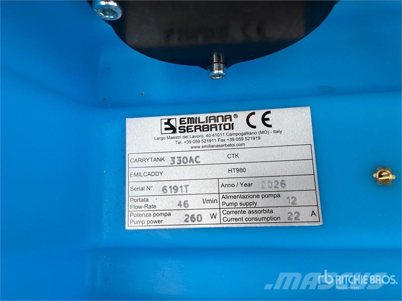 Emiliana Serbatoi EU-TANK 330 330 L Poly Portable Diesel Transfer an صهاريج الوقود والصهاريج الإضافية