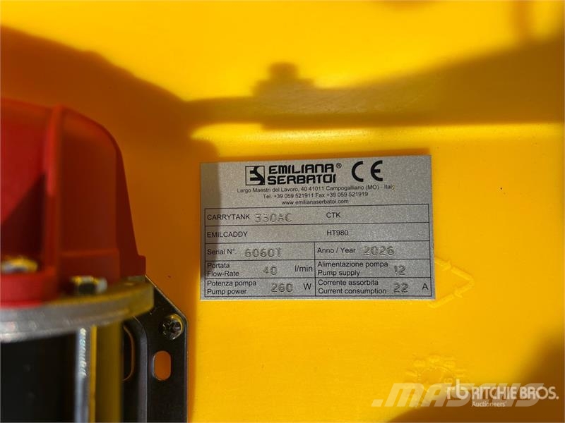 Emiliana Serbatoi EU-TANK 330 330 L Poly Portable Diesel Transfer an Kraftstoff- und Zusatzstoffbehälter