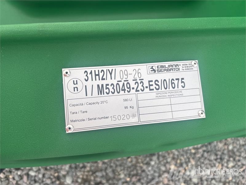 Emiliana Serbatoi EU-TANK 600 Fuel Tank (Unused) Serbatoi per carburante e additivi