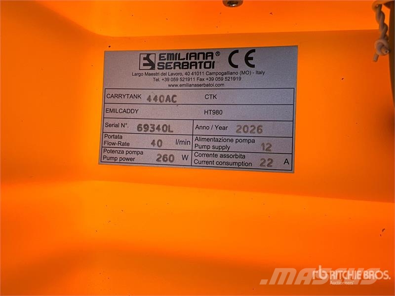 Emiliana Serbatoi EU-TANK 440 440 L Poly Portable Diesel Transfer an Kraftstoff- und Zusatzstoffbehälter