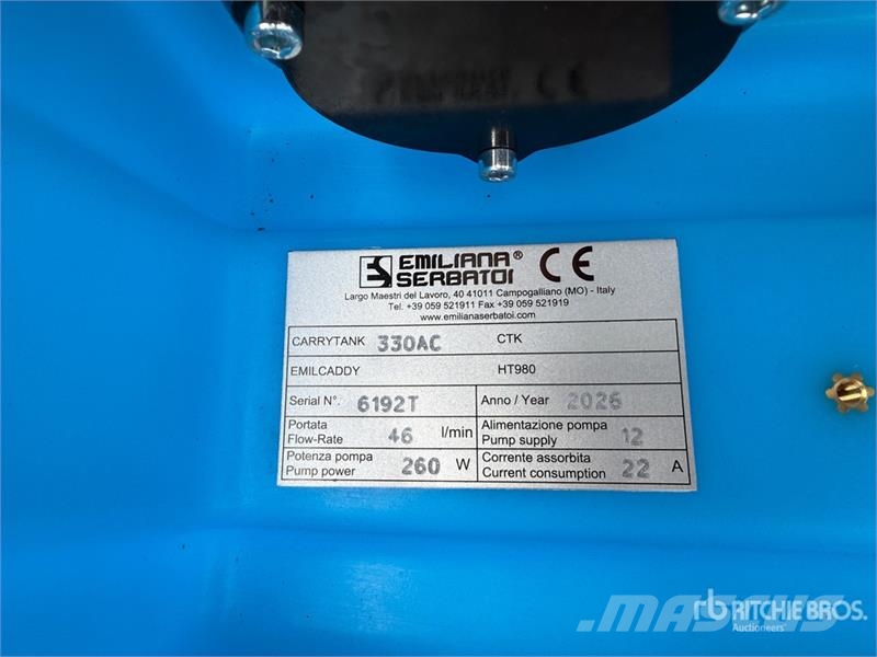 Emiliana Serbatoi EU-TANK 330 330 L Poly Portable Diesel Transfer an صهاريج الوقود والصهاريج الإضافية