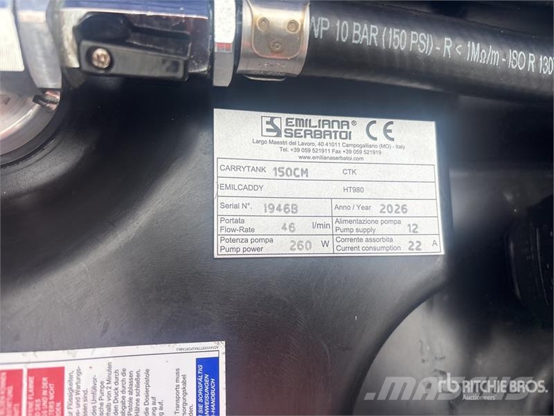 Emiliana Serbatoi EU-TANK 150 Fuel Tank (Unused) Serbatoi per carburante e additivi