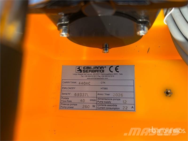 Emiliana Serbatoi EU-TANK 440 440 L Poly Portable Diesel Transfer an Kraftstoff- und Zusatzstoffbehälter