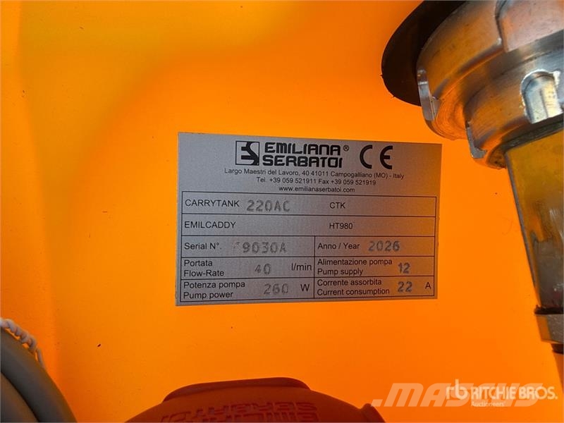 Emiliana Serbatoi EU-TANK 220 220 L Poly Portable Diesel Transfer an Depósitos de combustible y aditivos